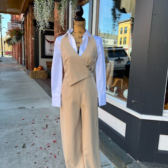 French Connection Azra Twill Jumpsuit - Picture 9 of 10